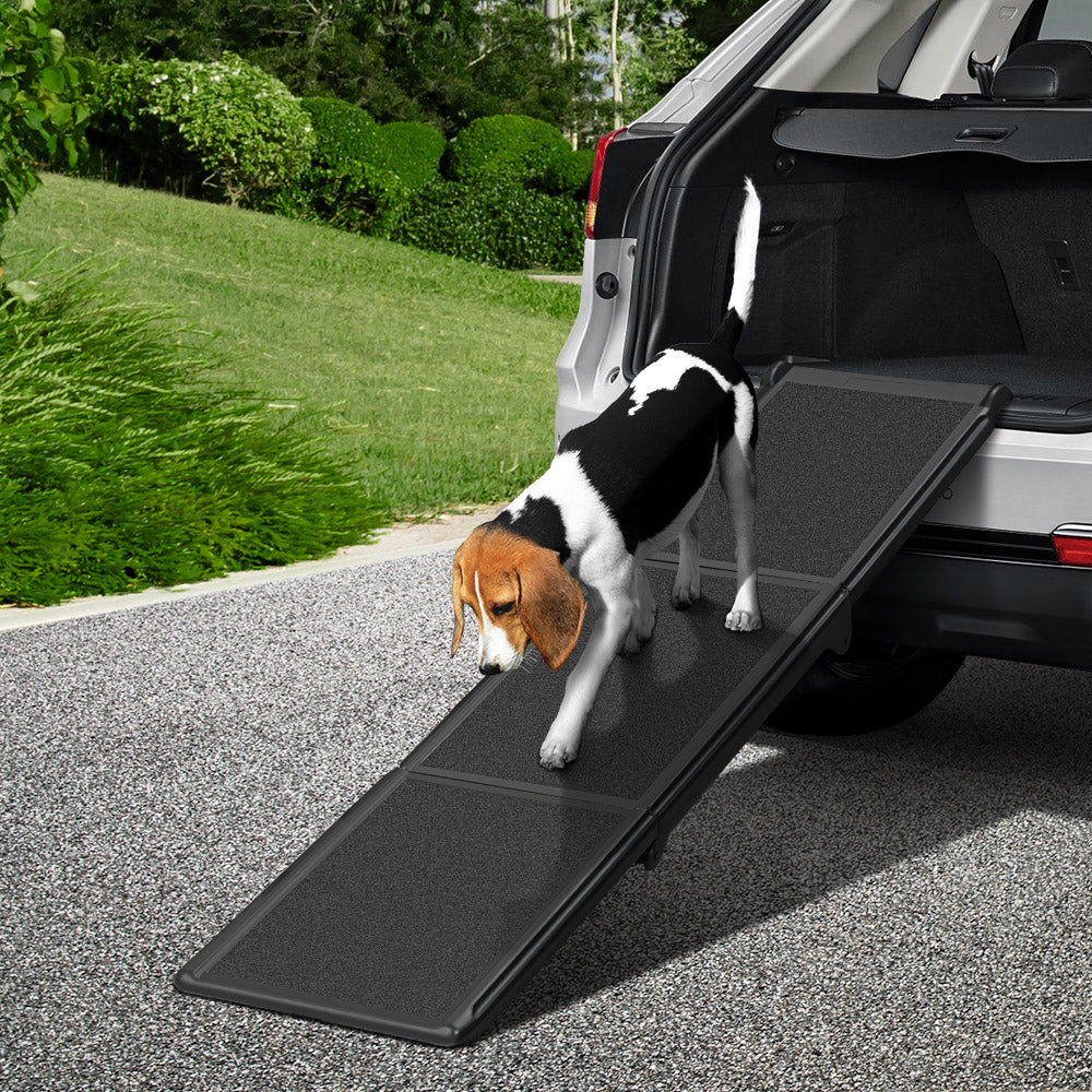Dog Ramp for Car Travel SUV Ladder Foldable and Adjustable