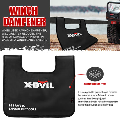4WD 13 PIECE RECOVERY KIT - X-BULL