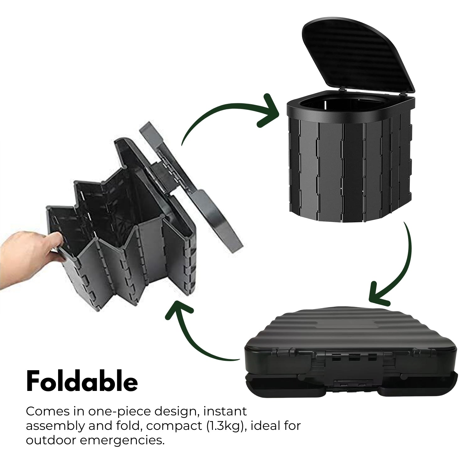 Portable Foldable Toilet
