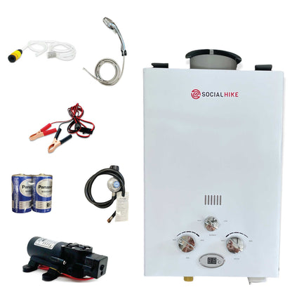 Gas Water Heater Outdoor Camping Shower